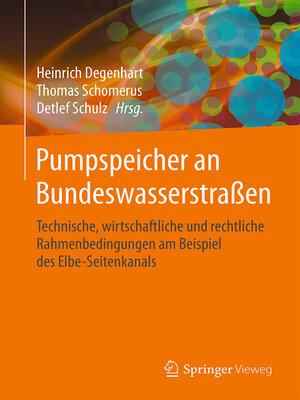 cover image of Pumpspeicher an Bundeswasserstraßen
